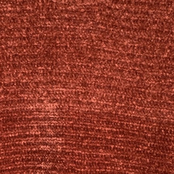 Pink Rose Chenille Crew Sweater (Red) S - Picture 7 of 7